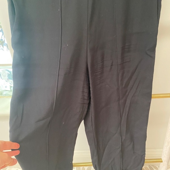 Alexis Black & White Party Cocktail Tie Neck Sleeveless Jumpsuit Size XS USA - Picture 6 of 10